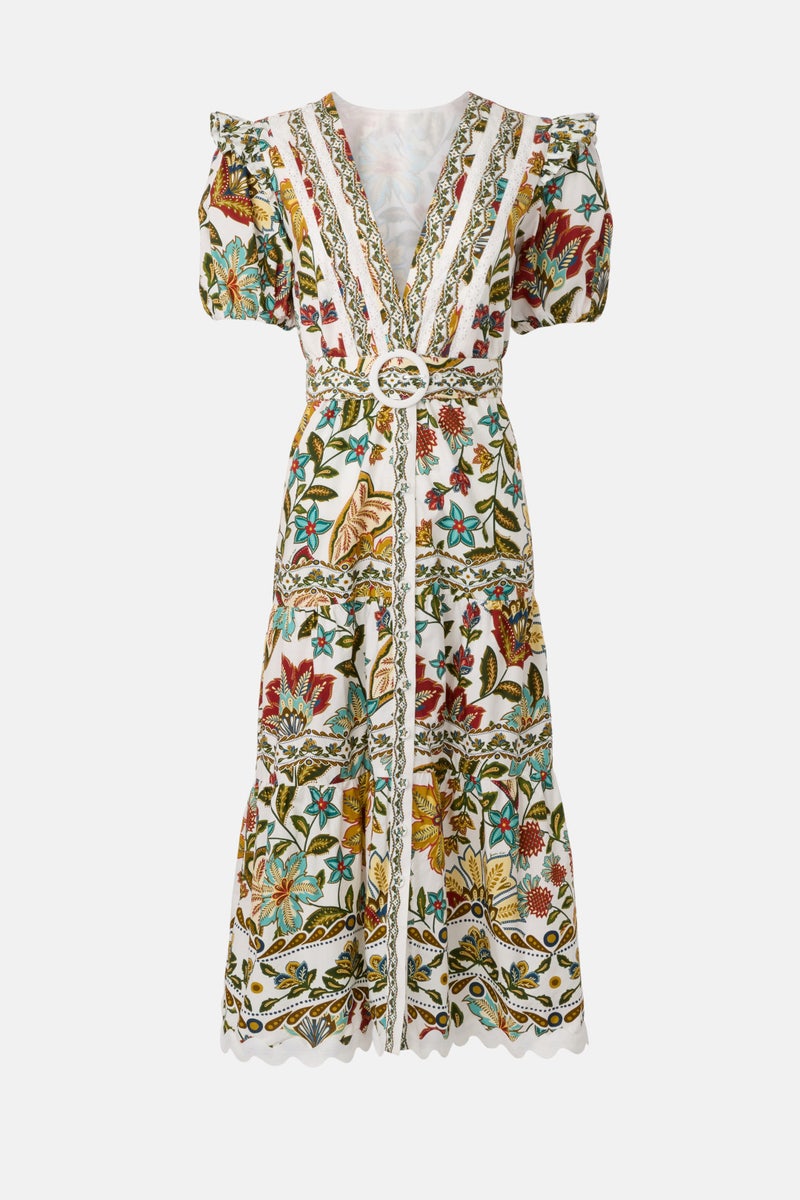 Botanicals Belted Midi Dress by FARM Rio - Photo 4