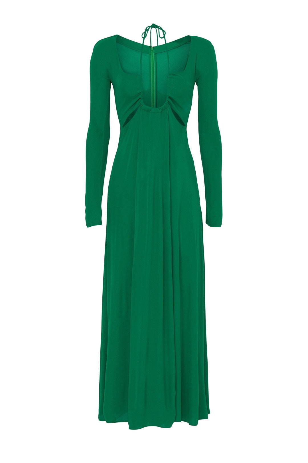 Green Matte Halter Dress by Proenza Schouler 4
