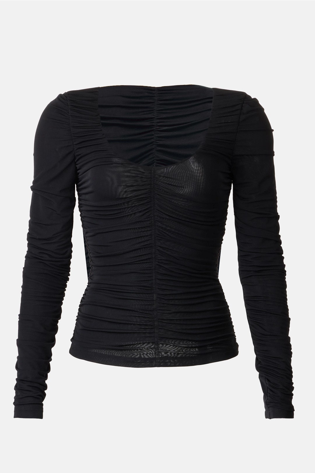 Ruched Scoop Neck Top by Ronny Kobo x RTR 4