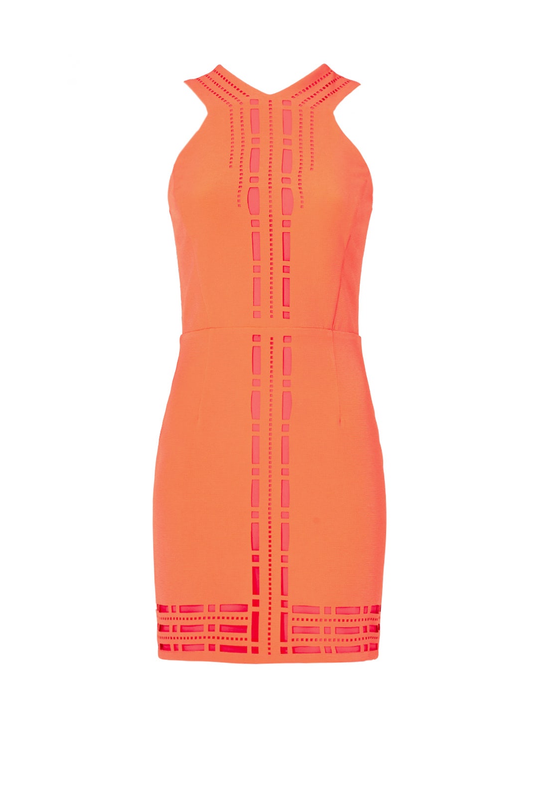 Coral Millany Laser Cut Dress by Greylin