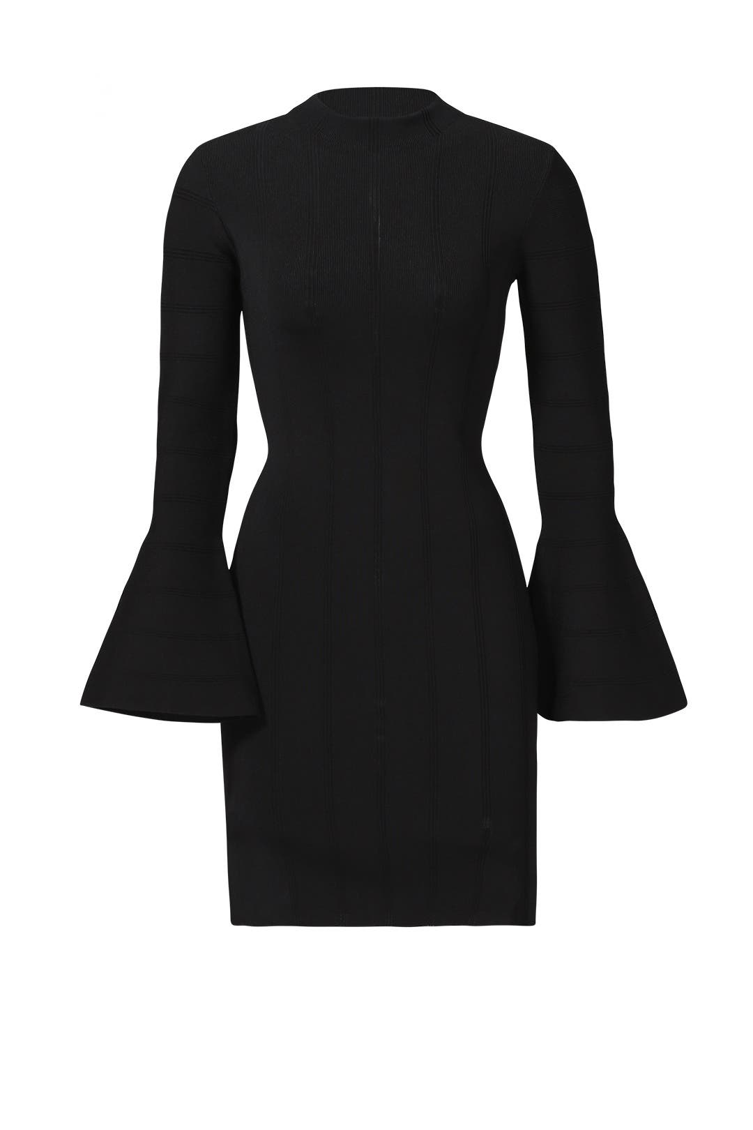 My shawty MARQUE bell sleeve dress ブラック My shawty MARQUE bell sleeve dress ブラック