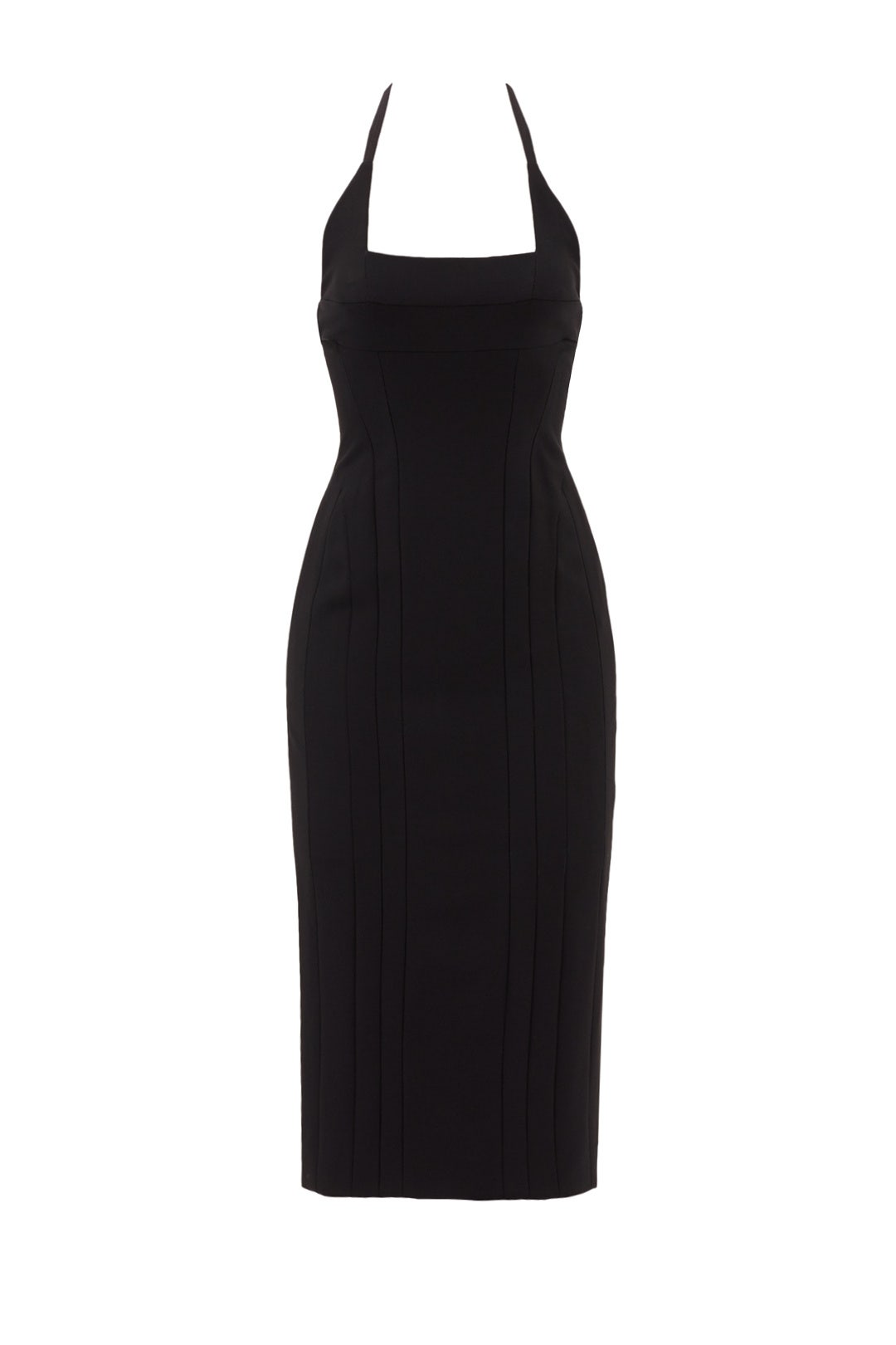 Black Scuba Crepe Dress by Narciso Rodriguez
