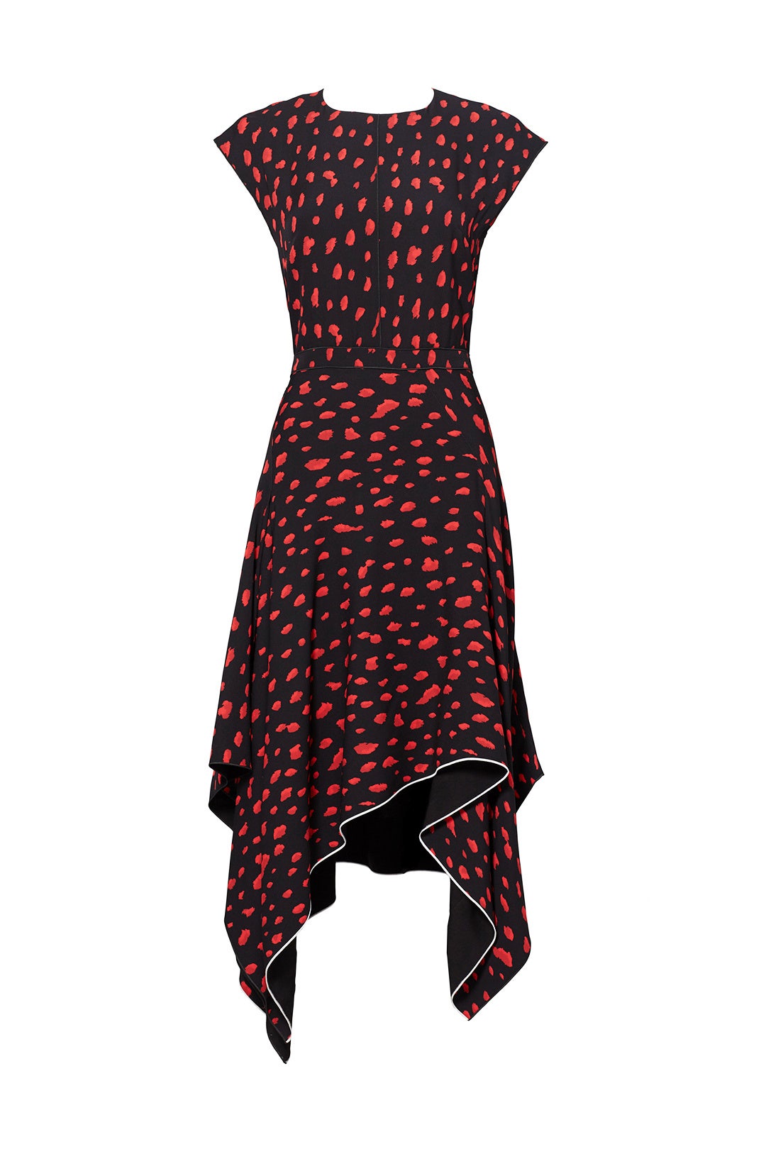 Red Leopard Georgette Dress by Proenza Schouler 3