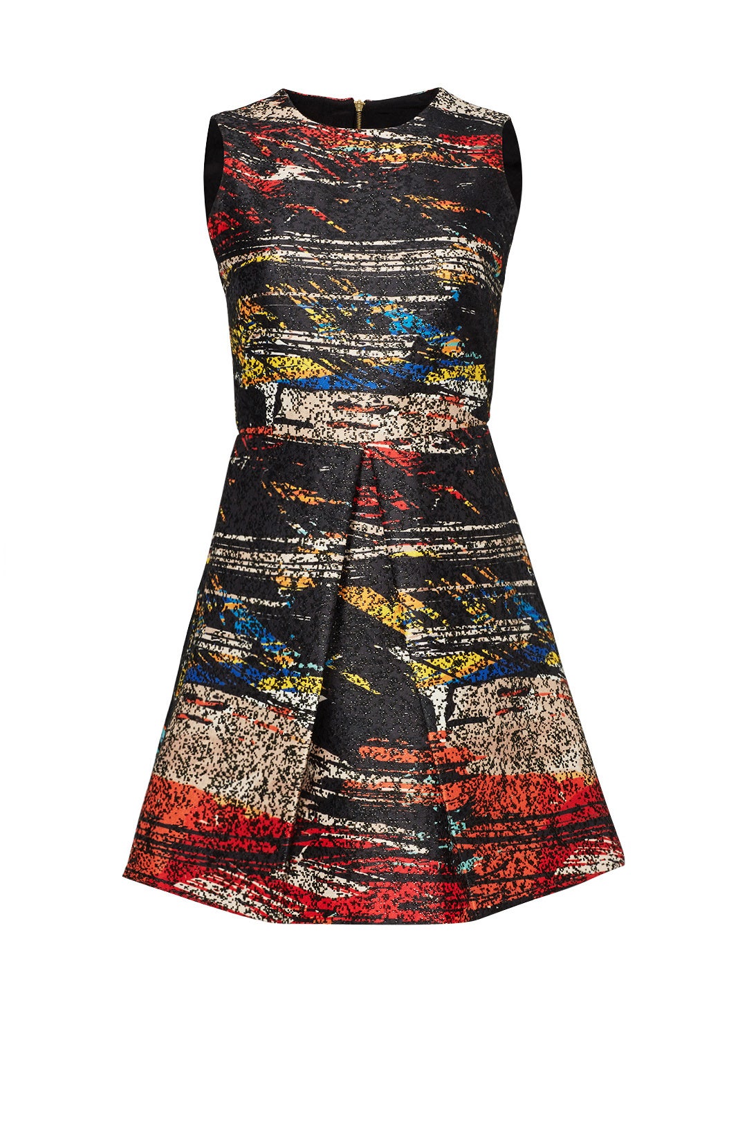 Printed Shimmer Dress by Hunter Bell