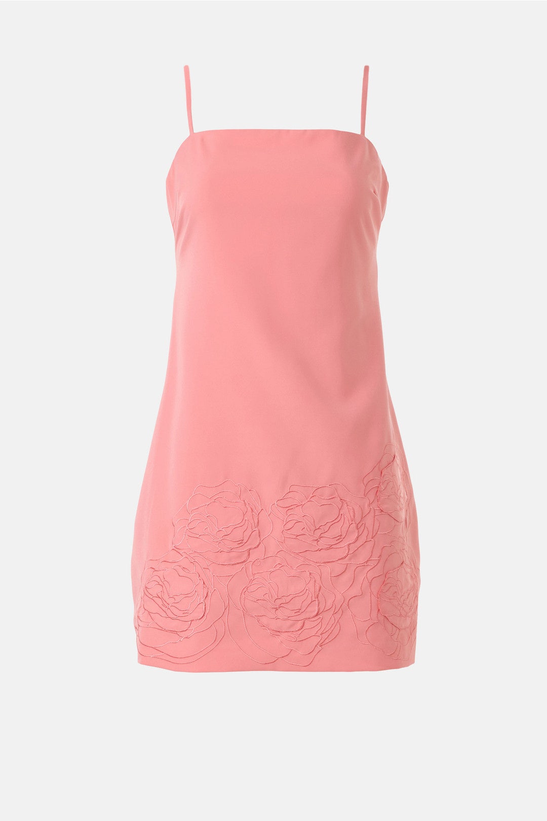Pink Floral Applique Mini Dress by Jewel x Badgley Mischka | Rent the Runway Pink Floral Applique Mini Dress by Jewel x Badgley Mischka | Rent the Runway