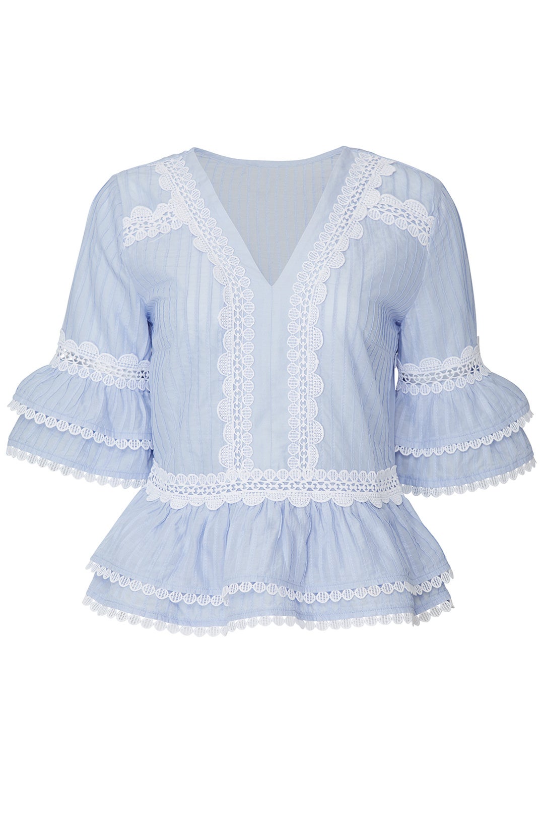 Faded Lace Trim Top by J.Crew 3