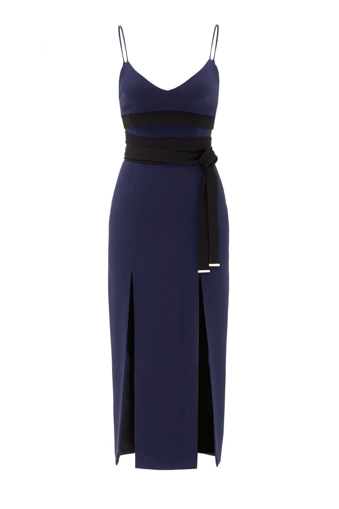 Midnight Wraparound Dress by David Koma