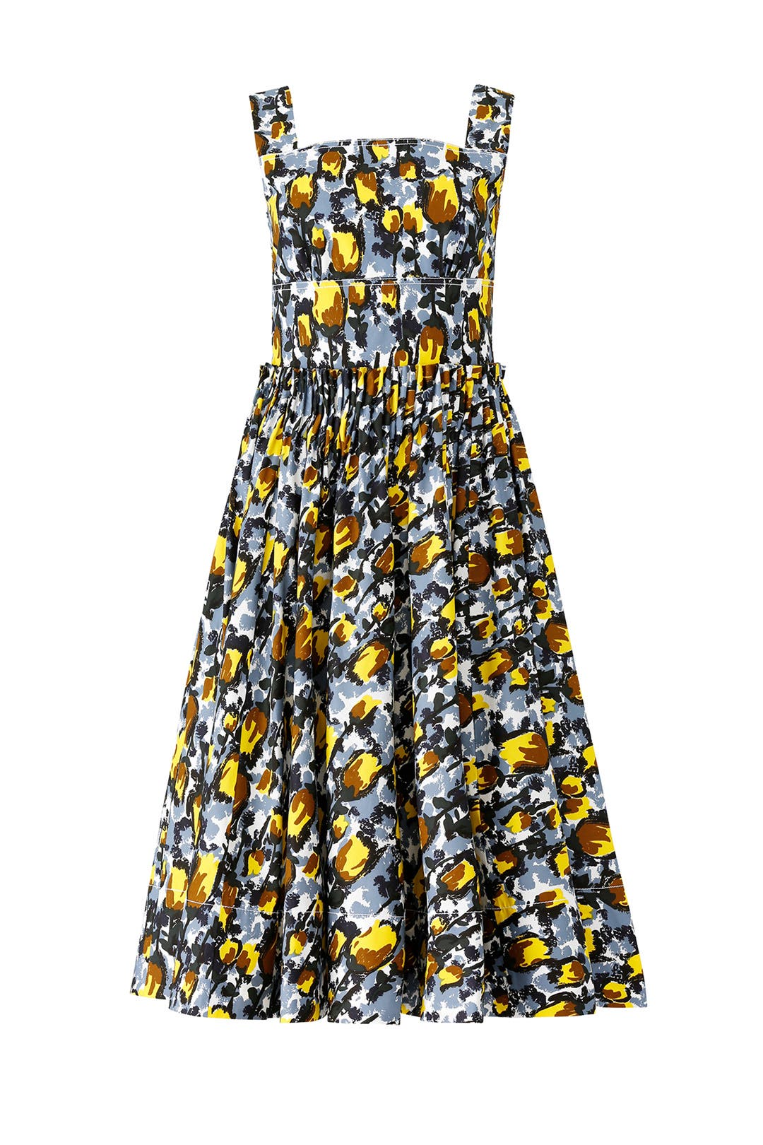 Citrus Full Skirt Dress by Marni | Rent the Runway