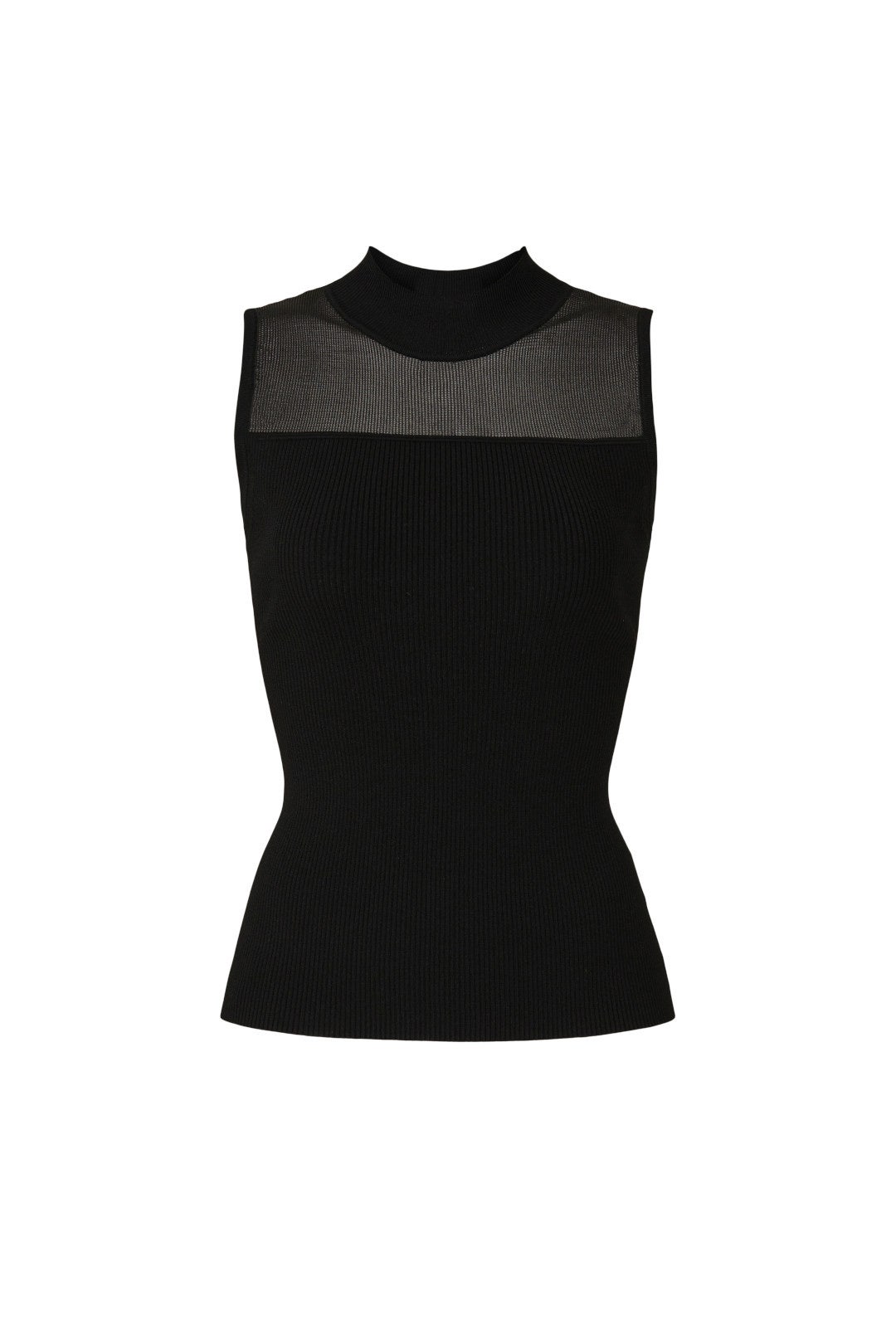 Sheer Yoke Top by Milly 4