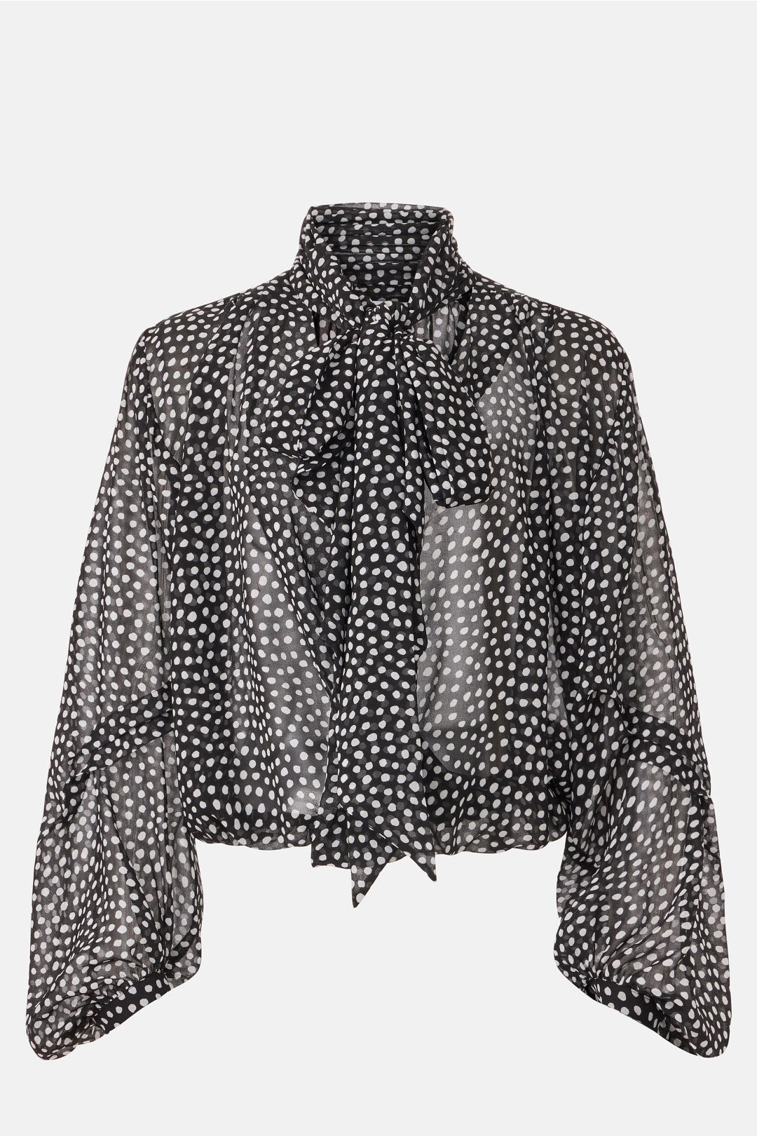Sheer Blouson Top by Ronny Kobo x RTR 4