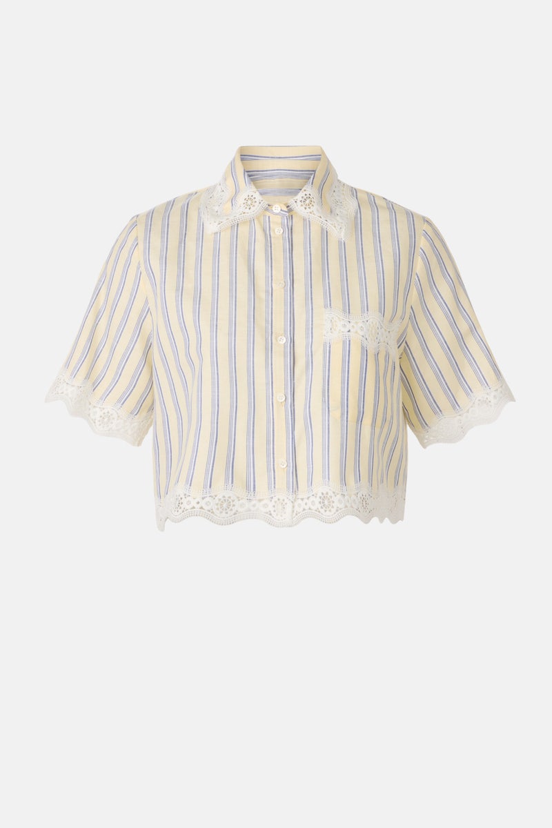 Roselle Striped Button Up by Sandro - Photo 4
