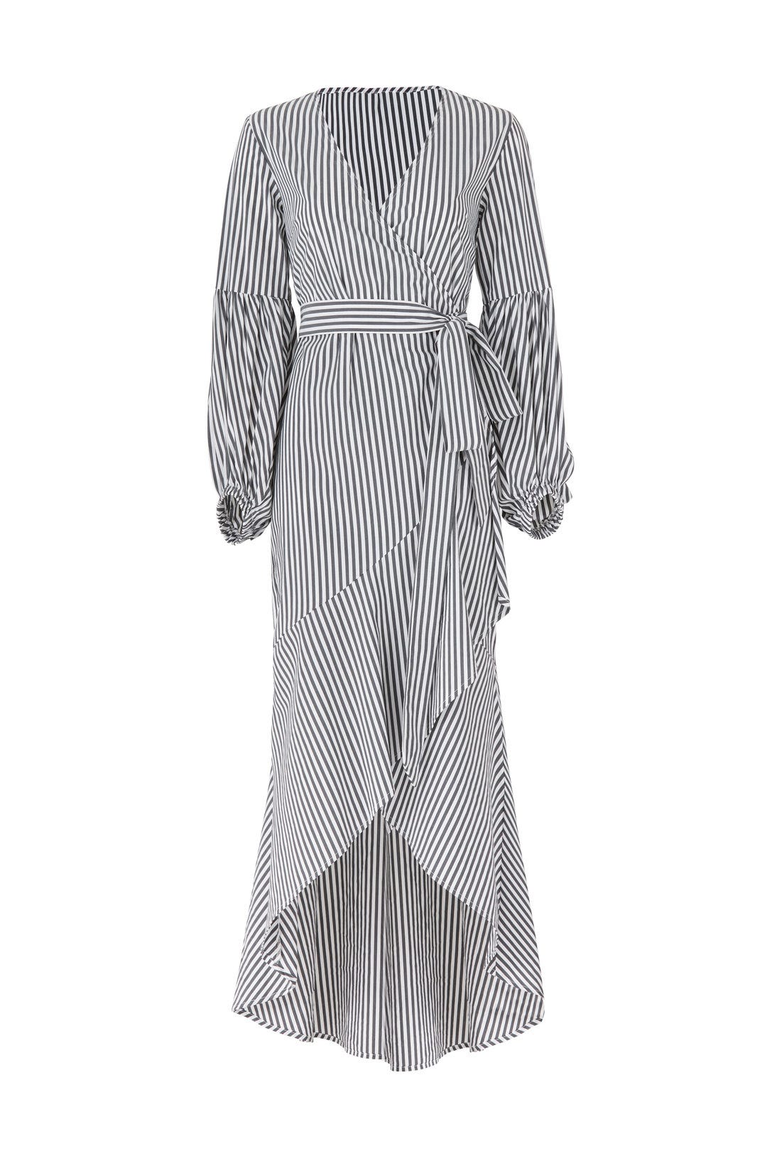 Superior Stripe Wrap Maxi by Shilla