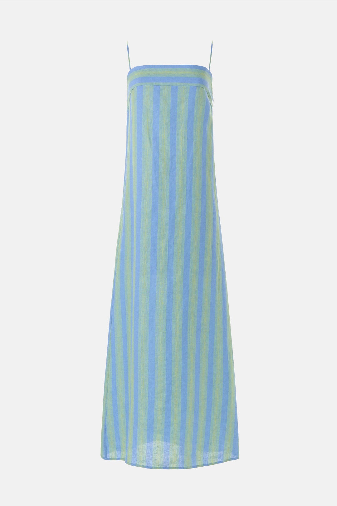 Striped Lauren Linen Dress by Staud | Rent the Runway