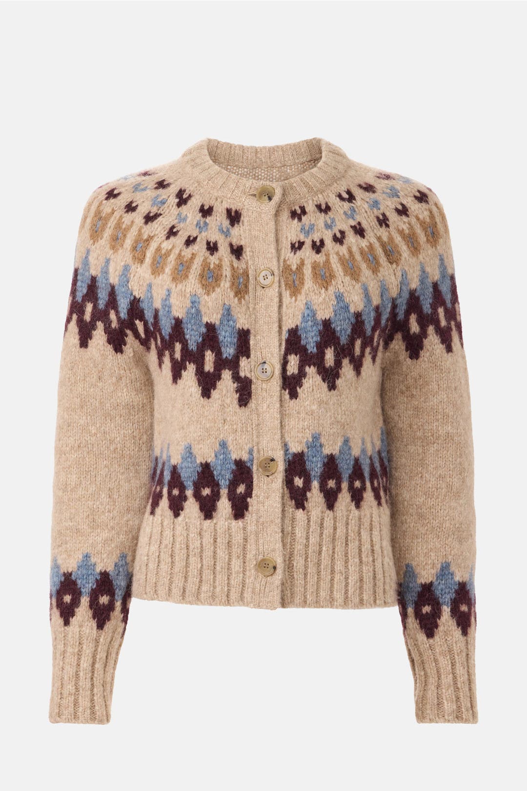 Christina Fairisle Cardigan by Veronica Beard | Rent the Runway