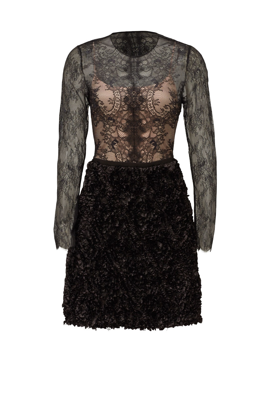 Black Angelica Lace Swan Dress by nha khanh 3