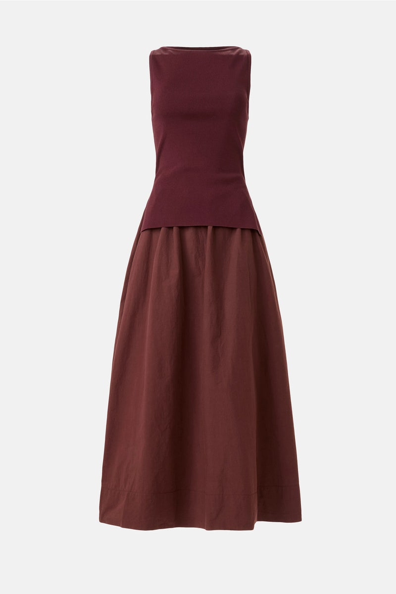 Ruffle Corset Maxi Dress by WEWOREWHAT | Rent the Runway