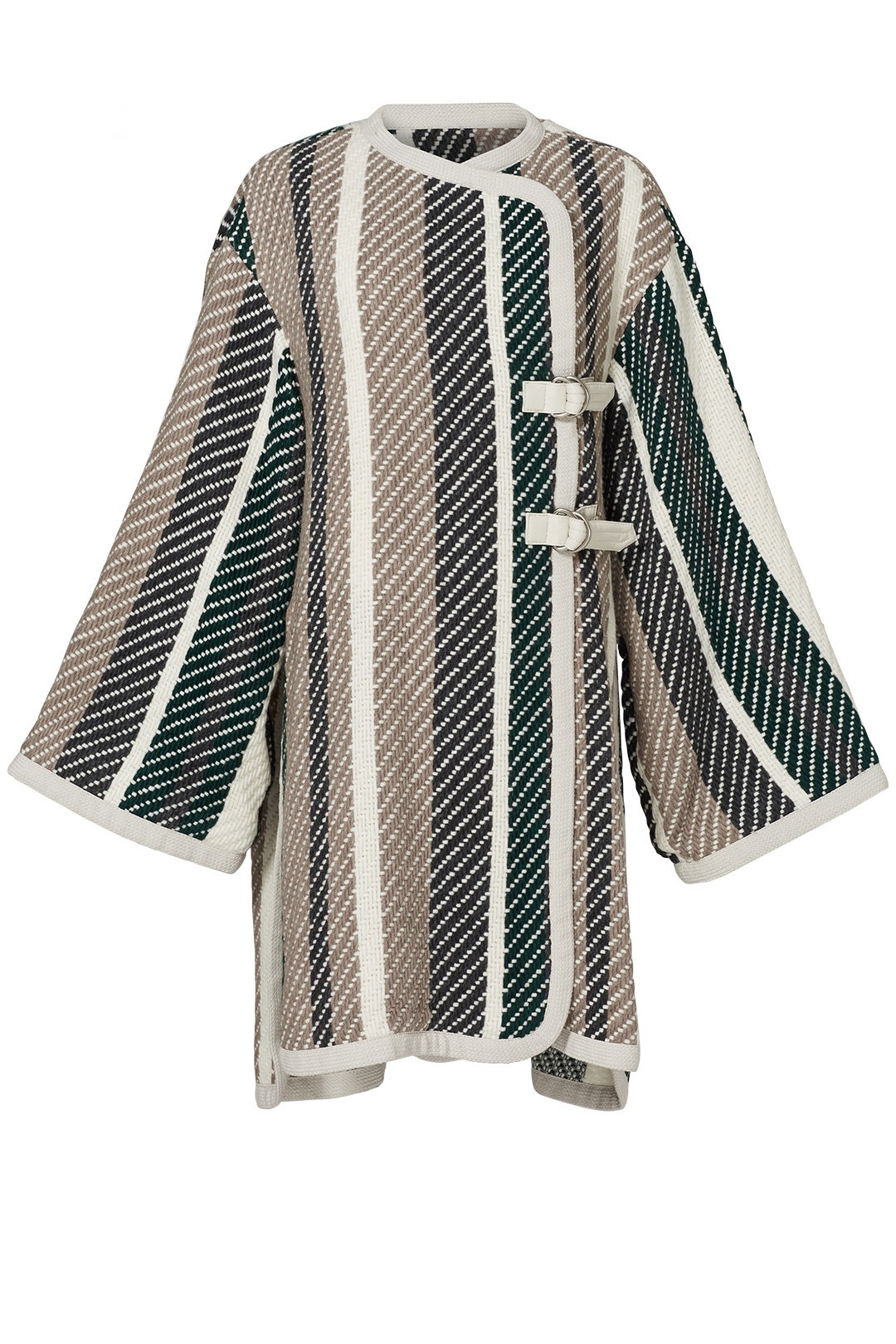 Oversize Stripe Blanket Coat by See by Chloé 3