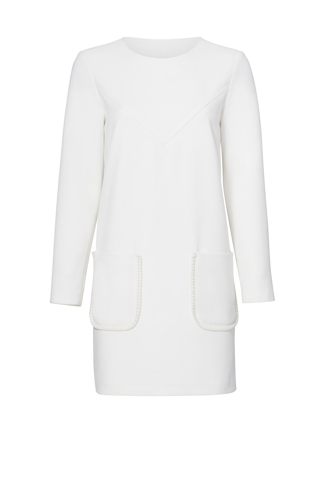 Ivory Pocket Shift by Shoshanna