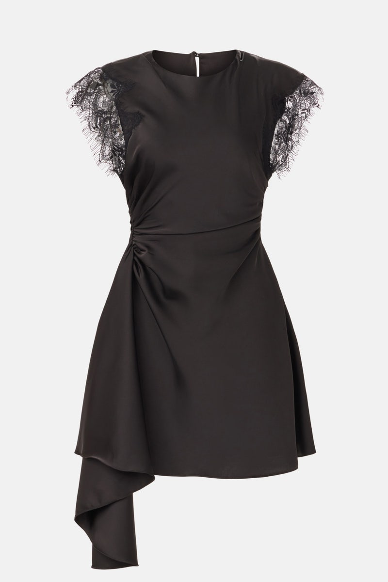 Zina Ruched Mini Dress by AMUR - Photo 4