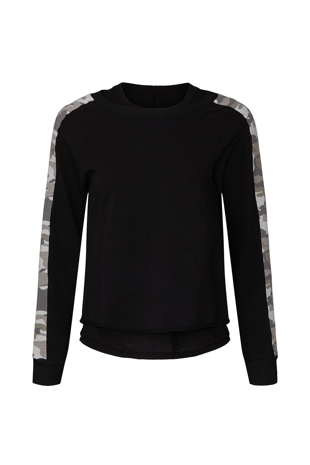 Camo Stripe Sweatshirt by MONROW 4