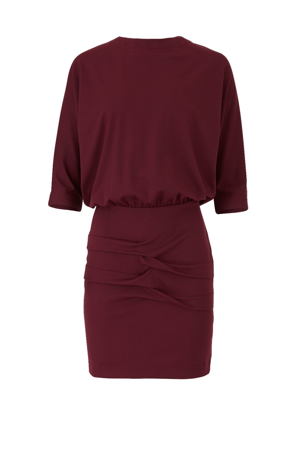 Burgundy Blouson Dress by Nicole Miller 3