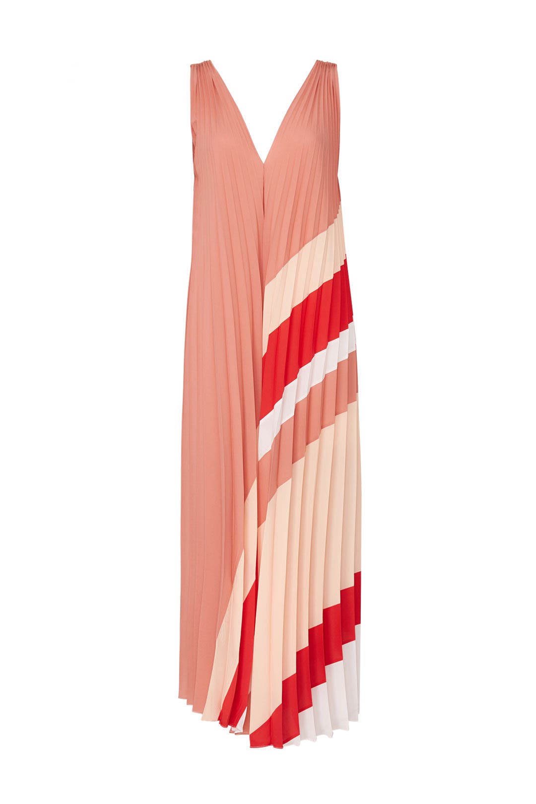 Pleated Printed Dress by Tome 4
