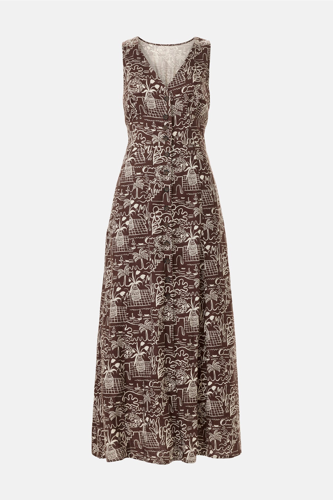 Camila Printed Maxi Dress by Marine Layer
