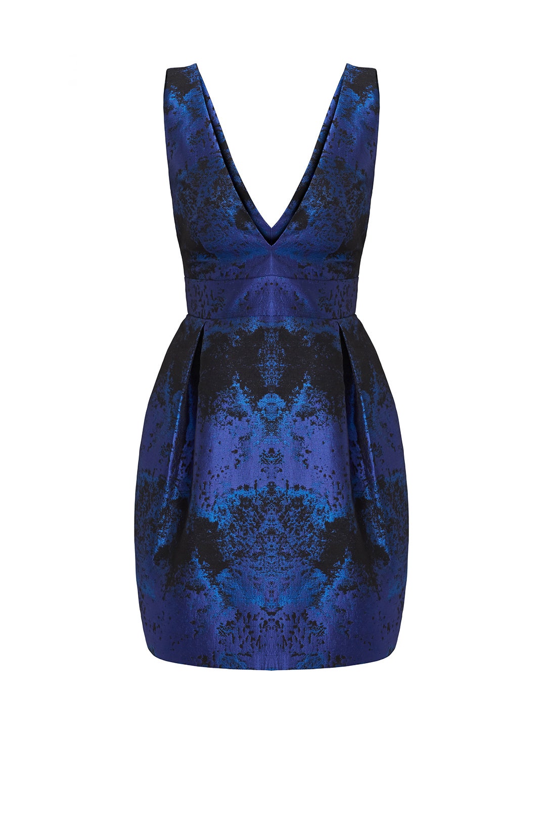 Blue Speckled Jacquard Dress by Nicole Miller 3