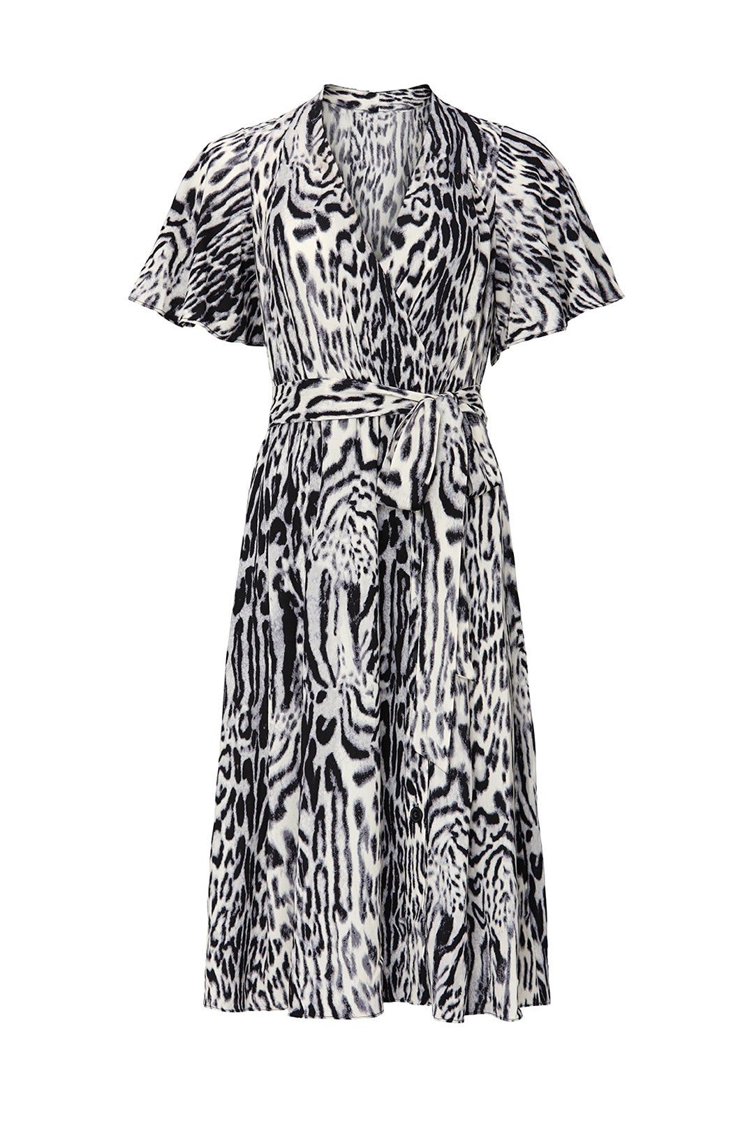 Animal Print Pleated Dress by RACHEL ROY COLLECTION