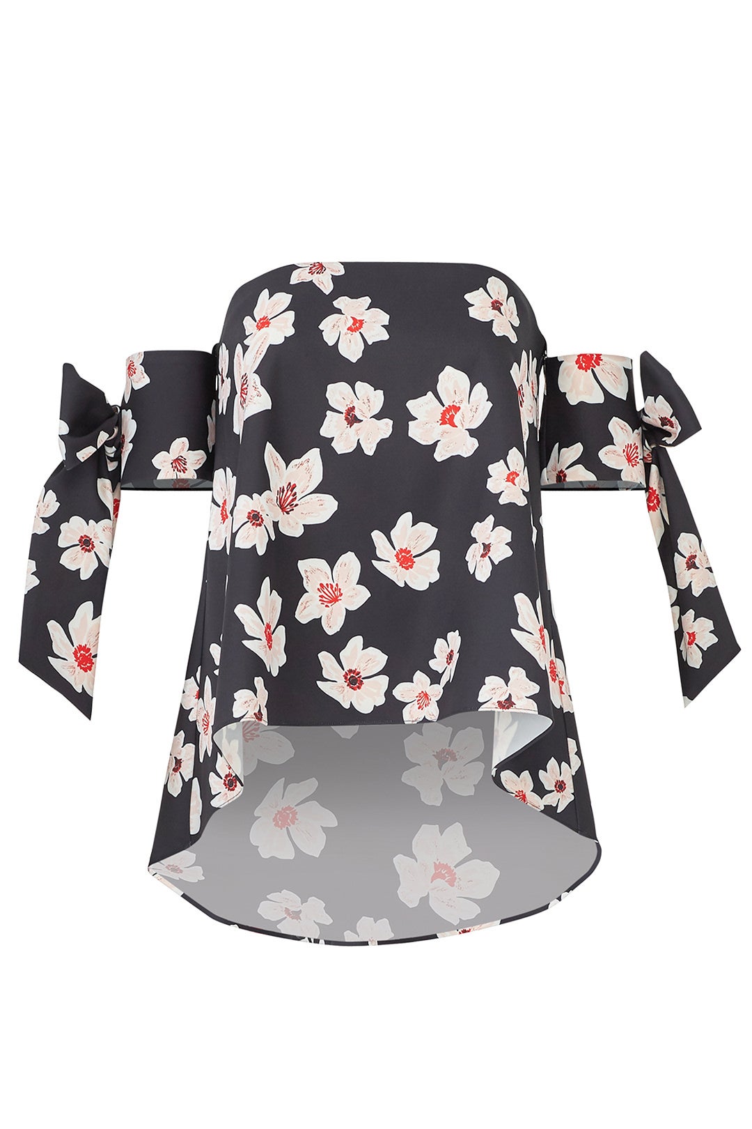 Floral Off Shoulder Tie Top by SACHIN BABI