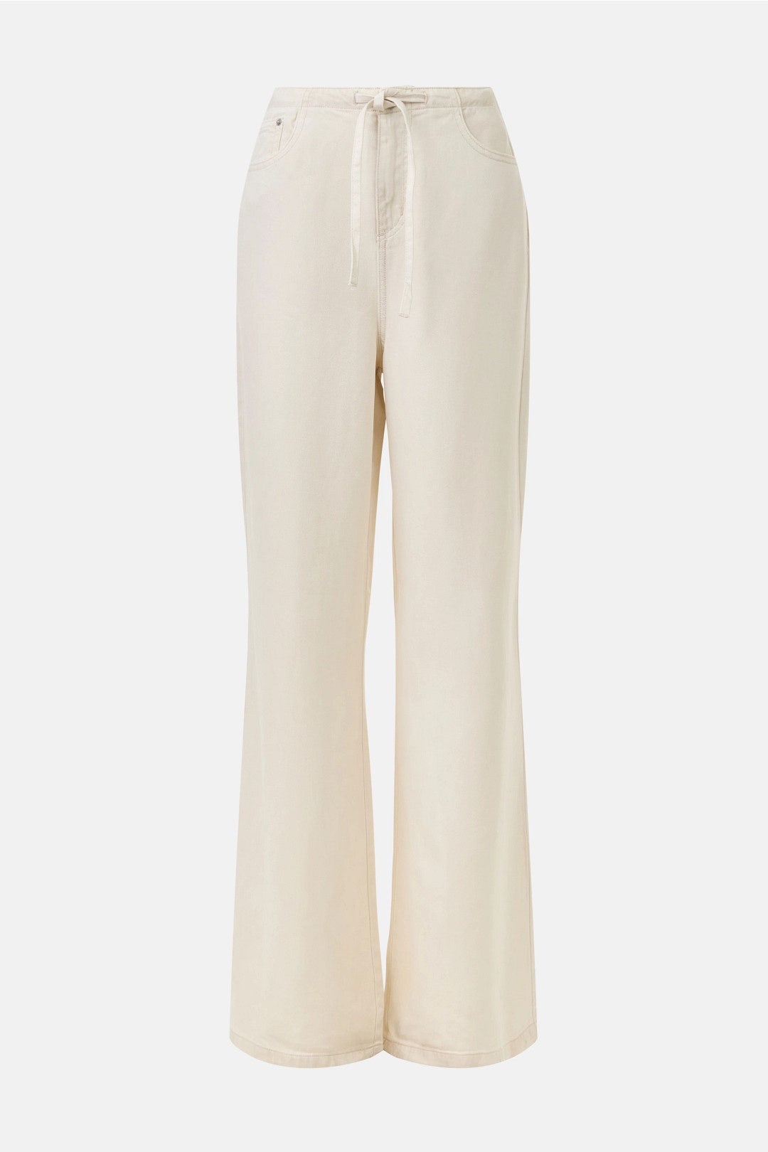 Moonstone Tie Waist Lounge Denim Pants by Splendid 4