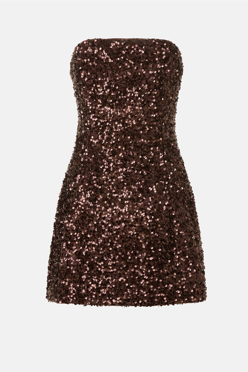 black halo gio mini dress Briana Set Black main image 0