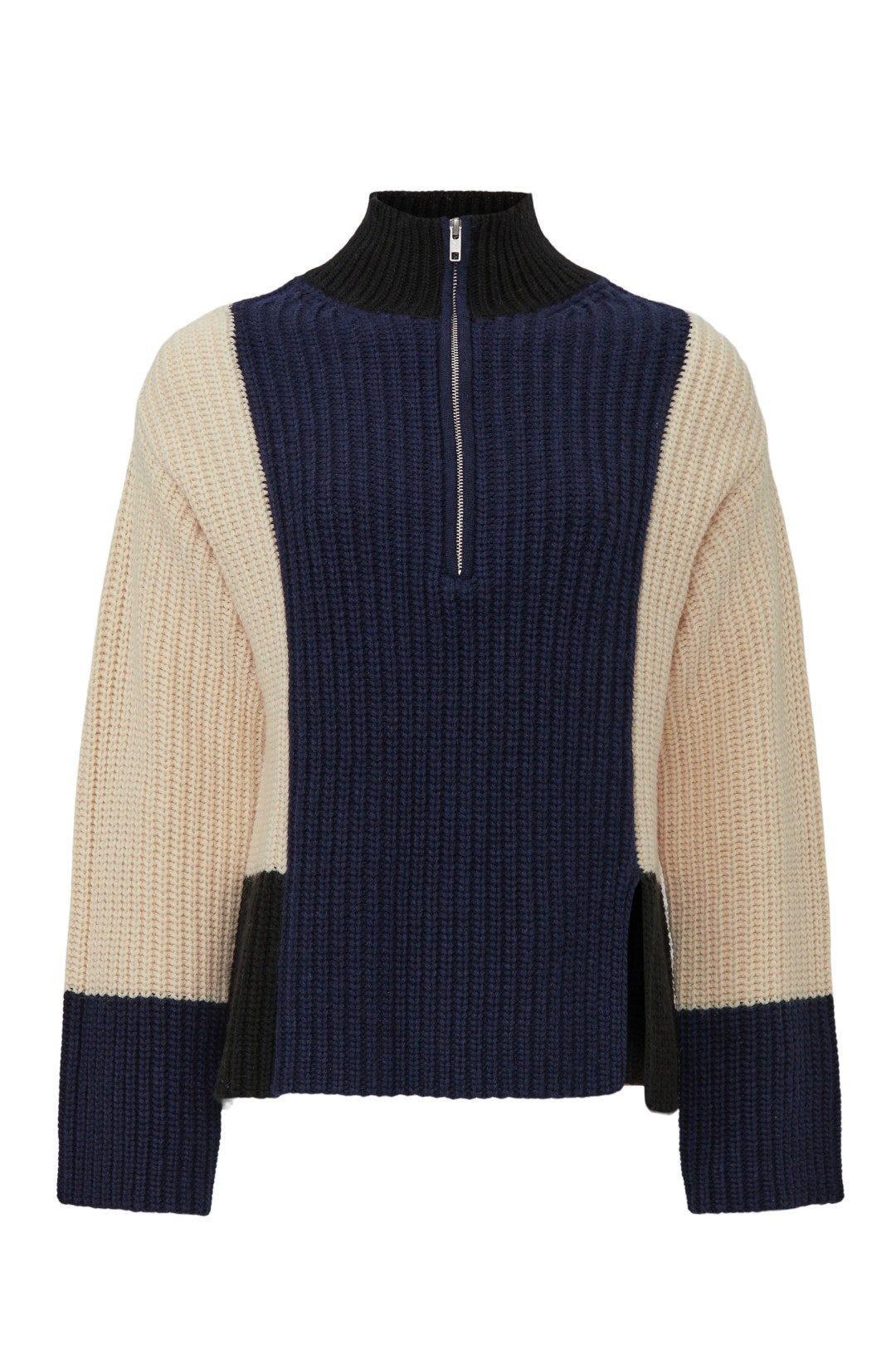 Colorblock Half Zip Sweater by Victor Alfaro x RTR 4