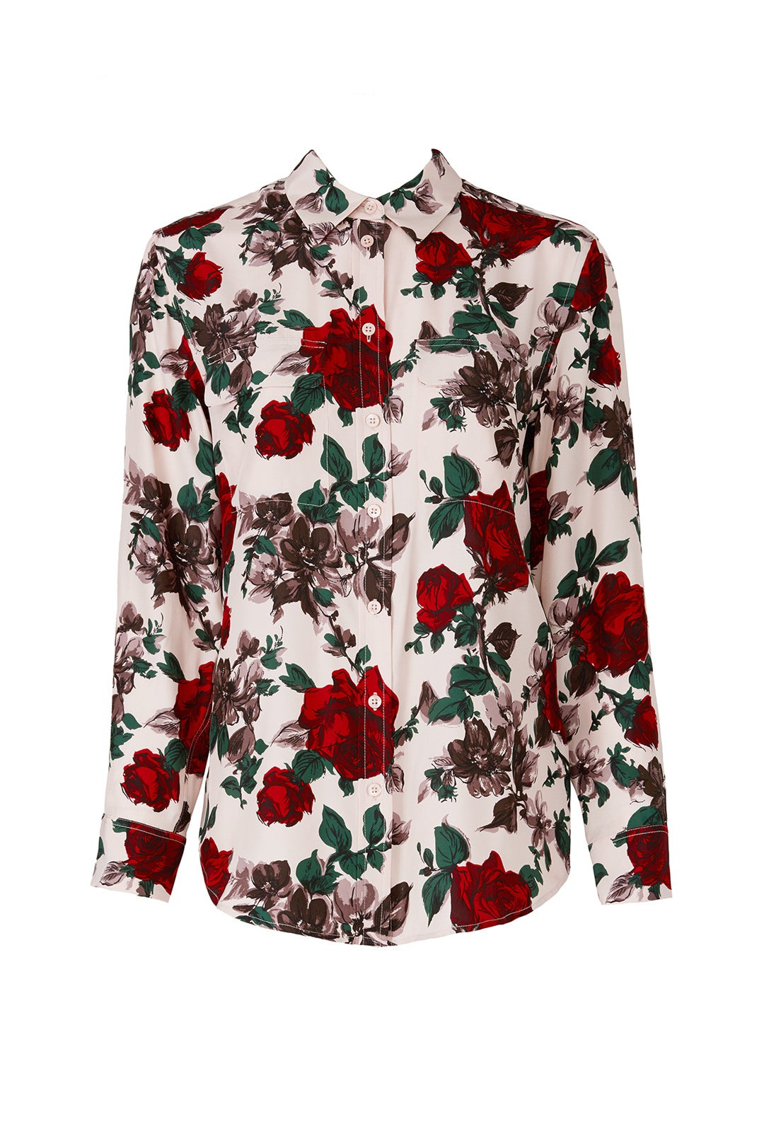 Signature Floral Top by Equipment