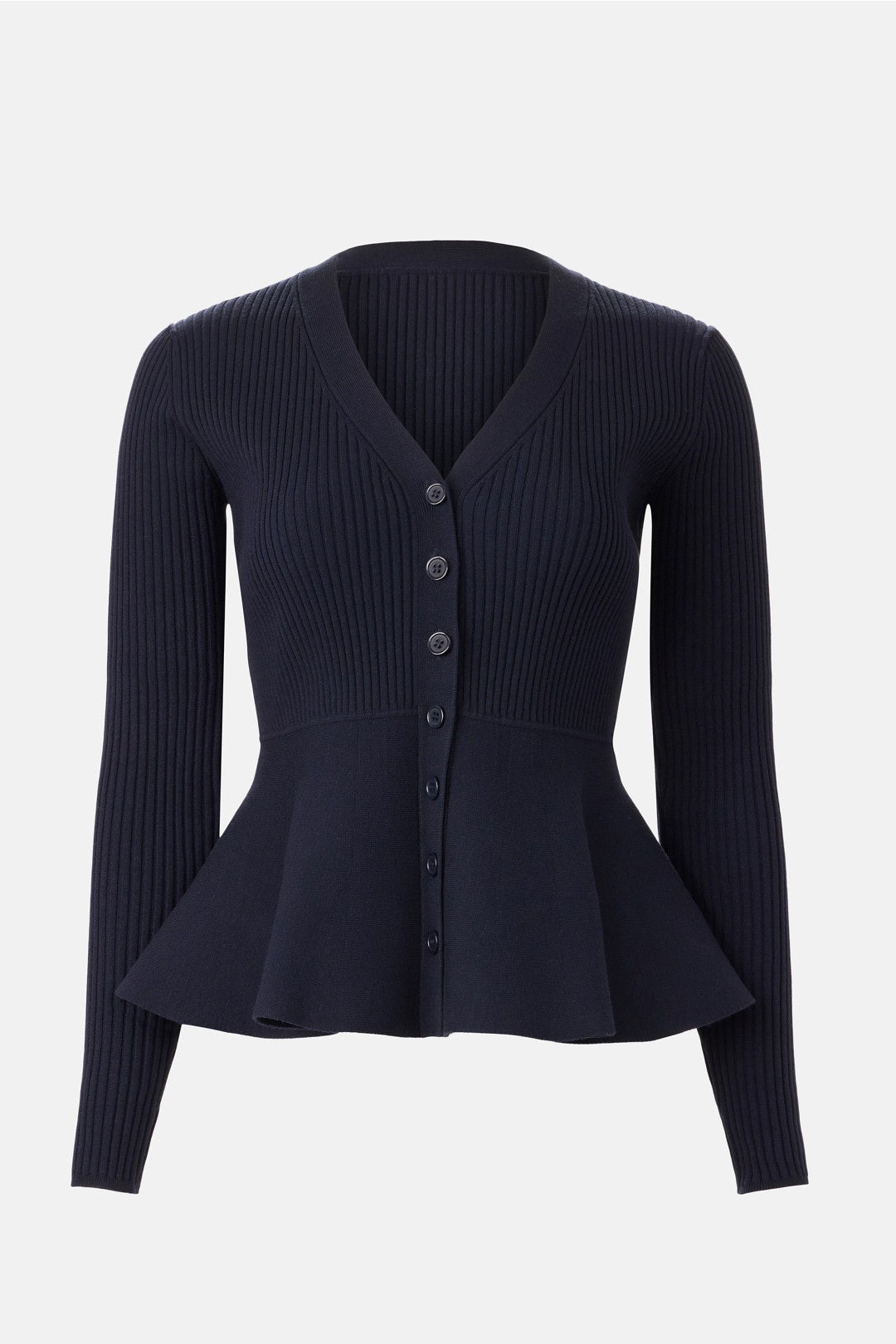 V-Neck Peplum Cardigan by Jason Wu x RTR 4