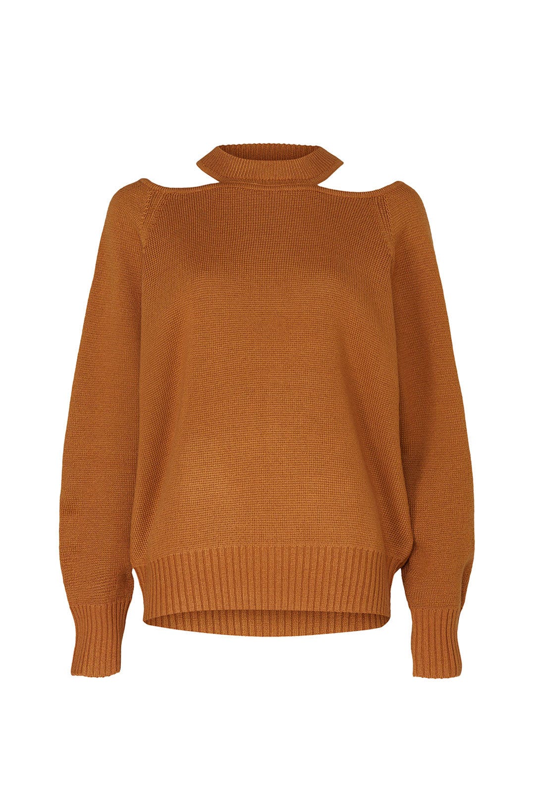 Camel Cold Shoulder Sweater by Jason Wu x RTR 4