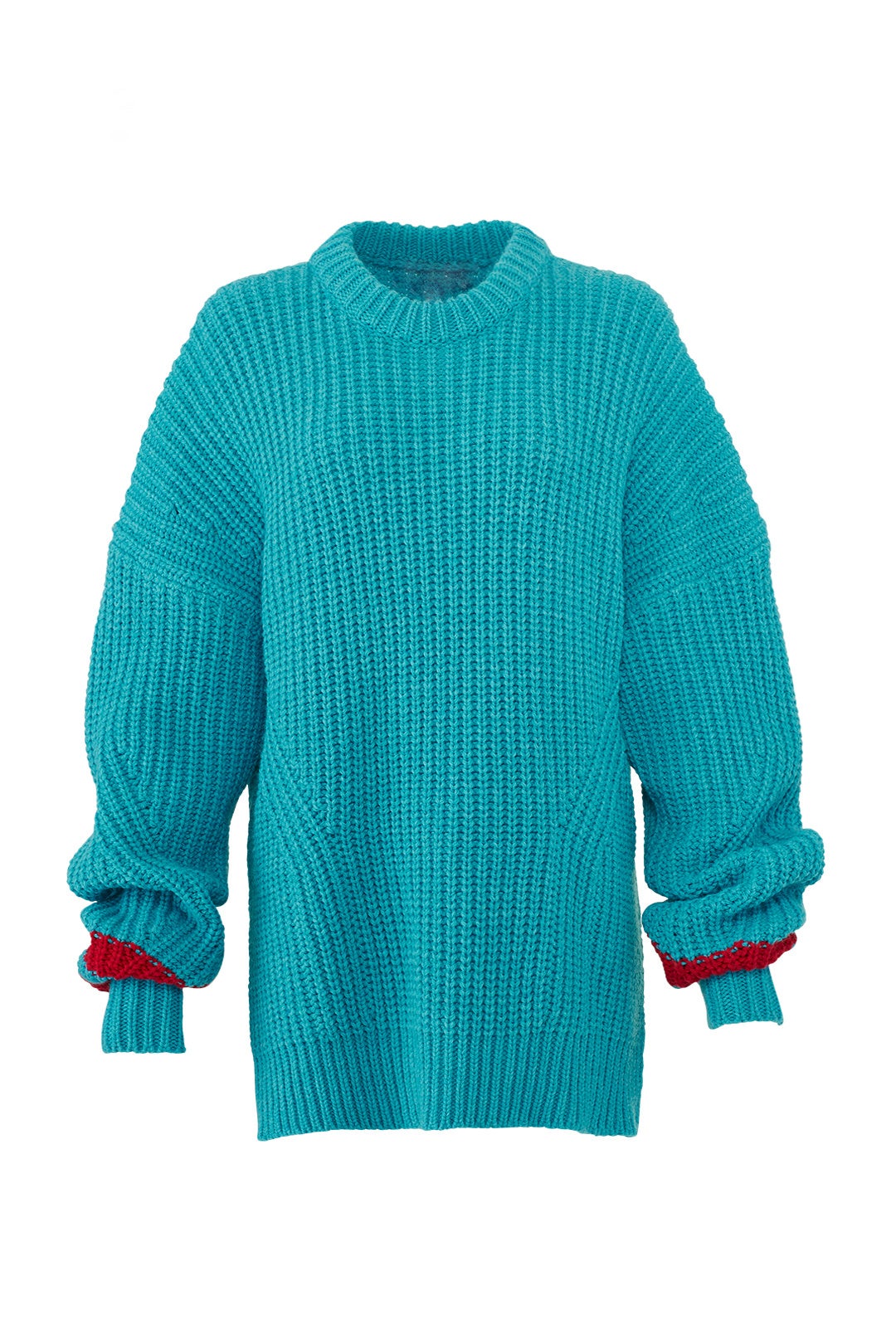 Oversize Stripe Cuff Sweater by MSGM