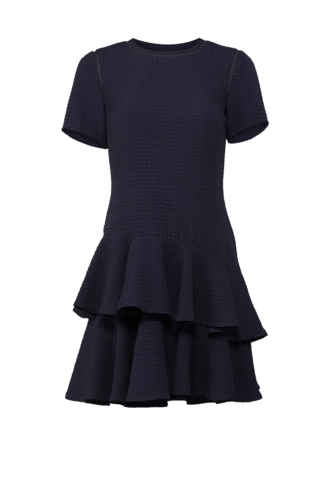 Navy Tiered Dress by Rebecca Taylor NYC 3