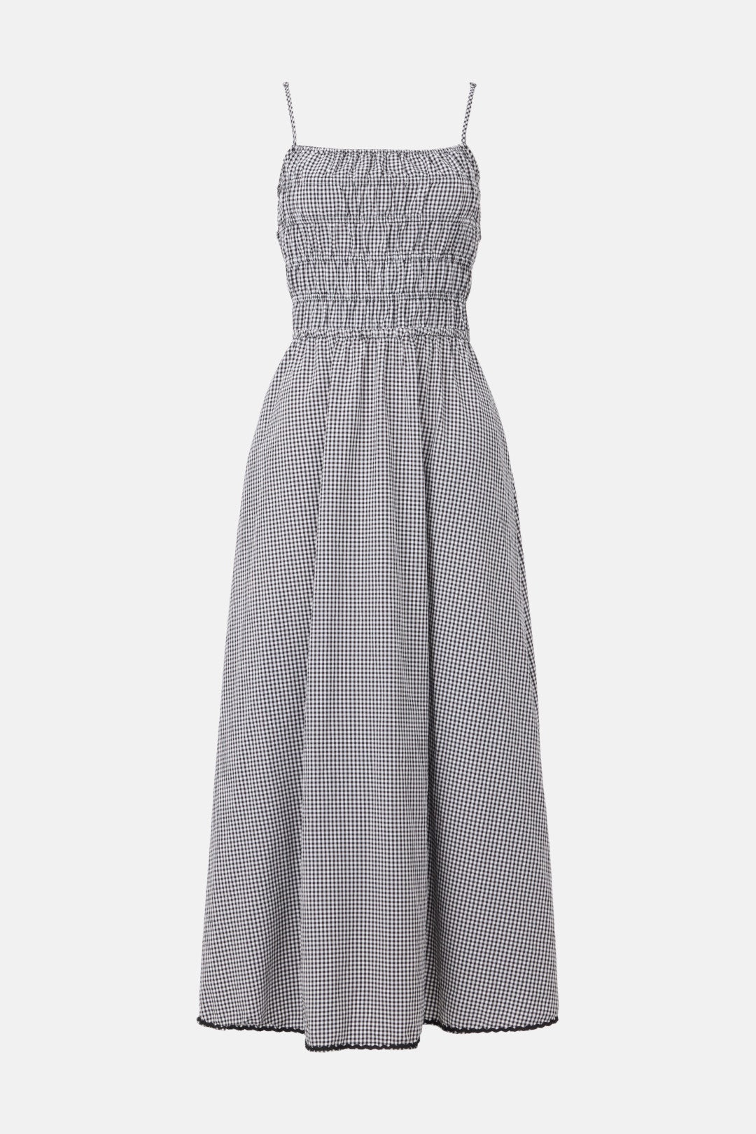 The Delta Dress Noir Gingham by Solid & Striped 4