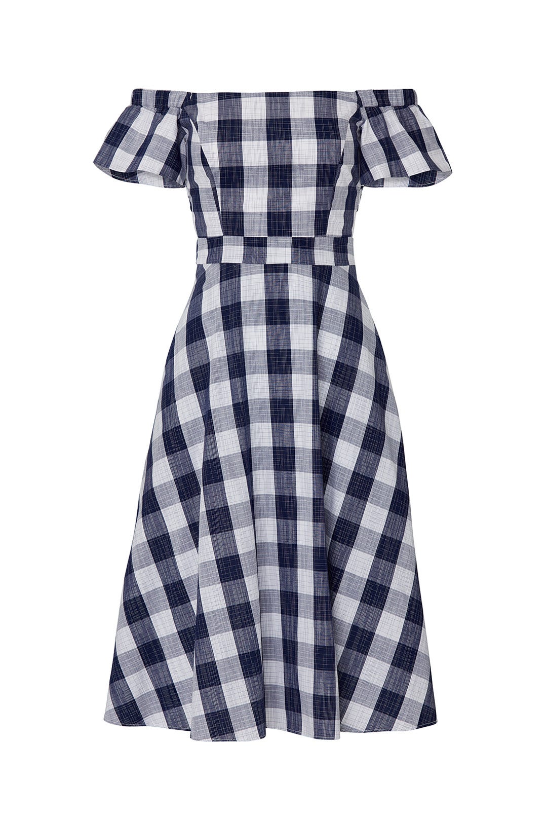 Off The Shoulder Gingham Dress by Adelyn Rae 3