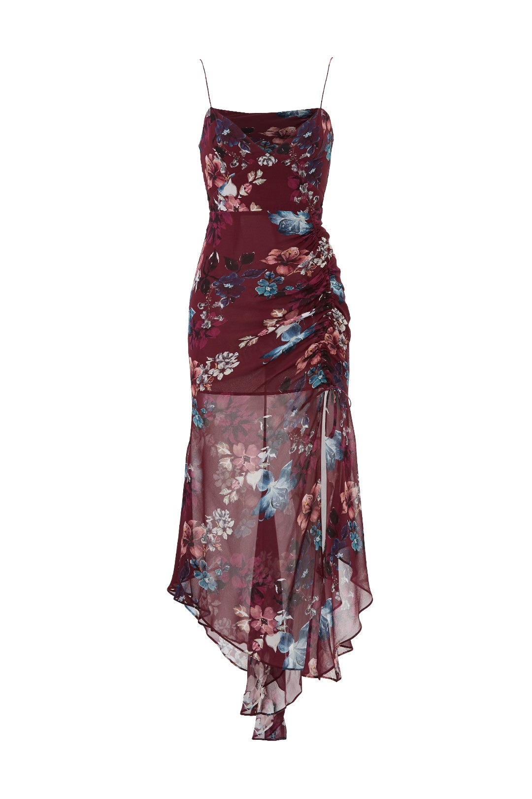 Burgundy Floral Dress by Nicholas 3