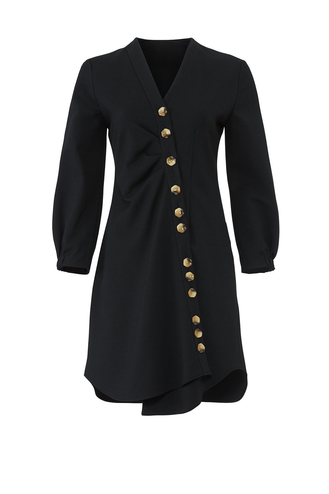 Bond Knit Asymmetrical Shirtdress by Tibi 3