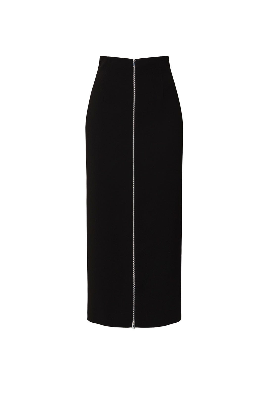 Black Zip Skirt by Theory 4