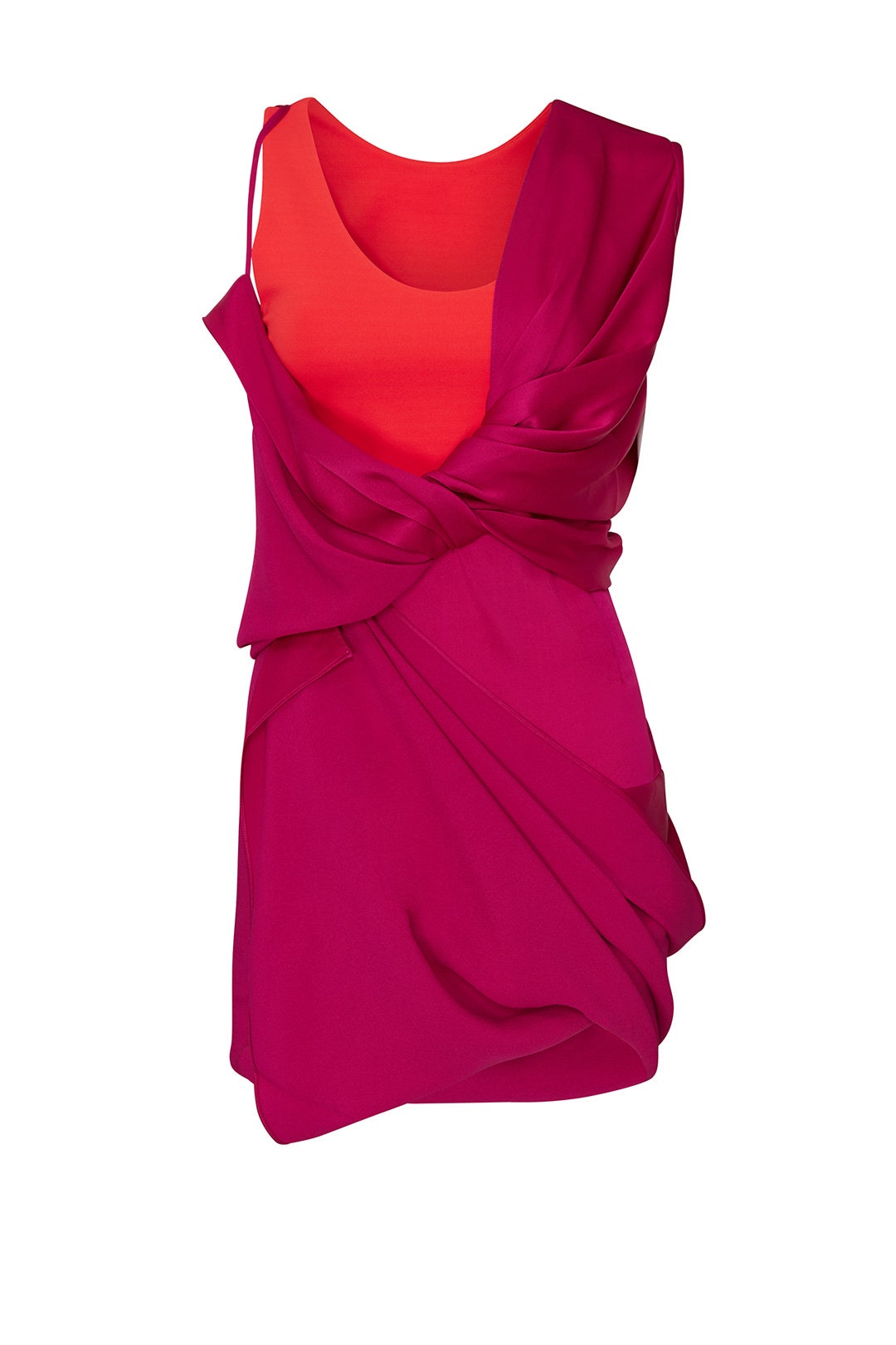 Hybrid Draped Mini Dress by Atlein 3