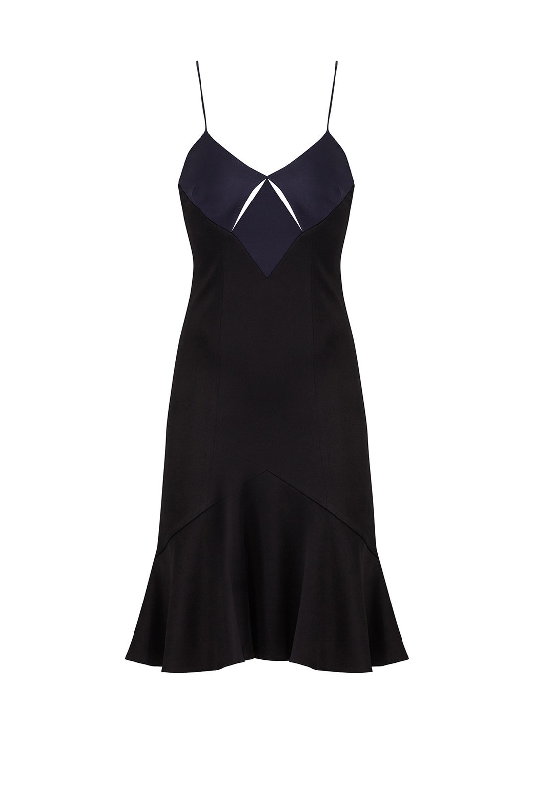 Midnight Black Slip Dress by GALVAN 3