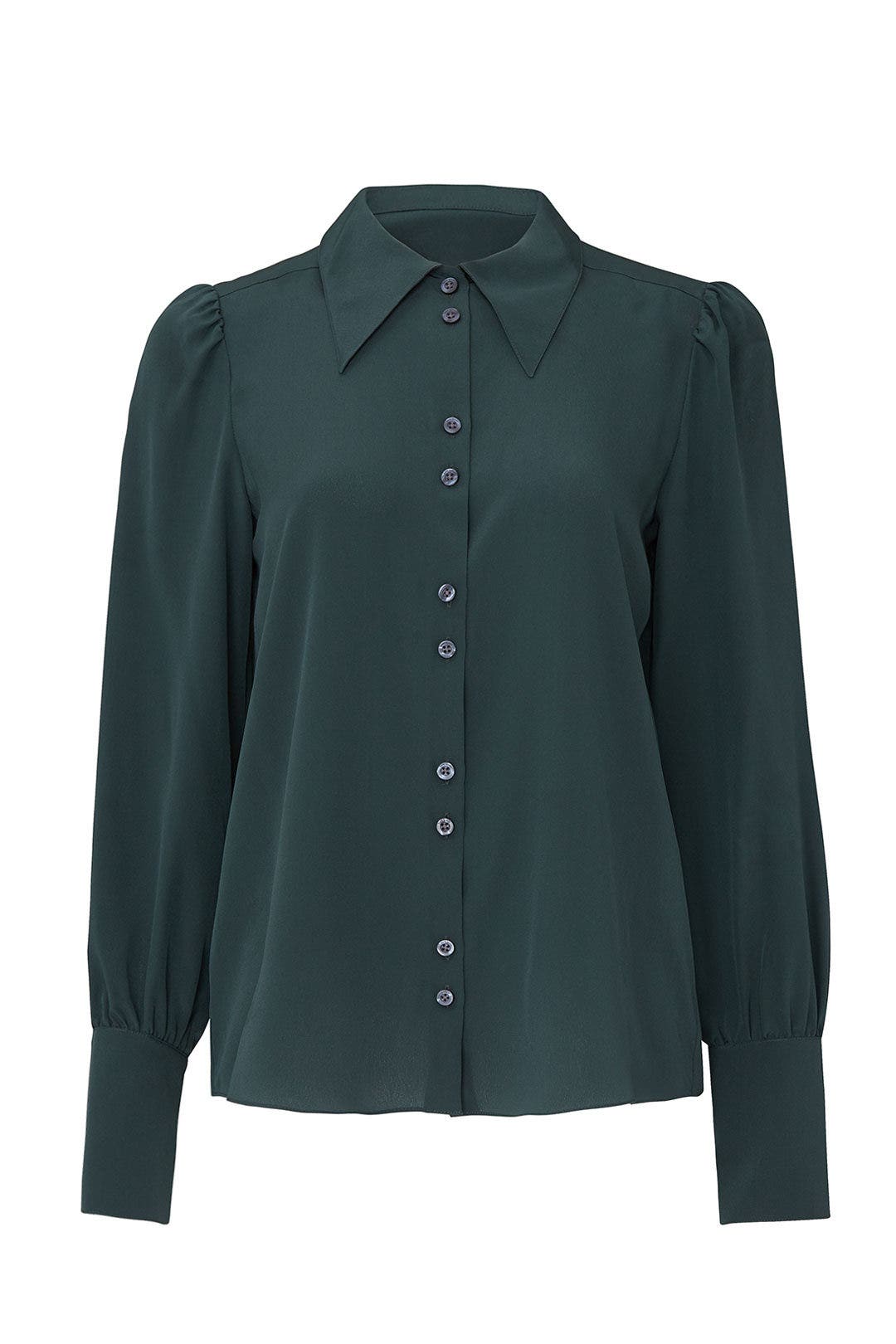 Silk Point Collar Blouse by kate spade new york