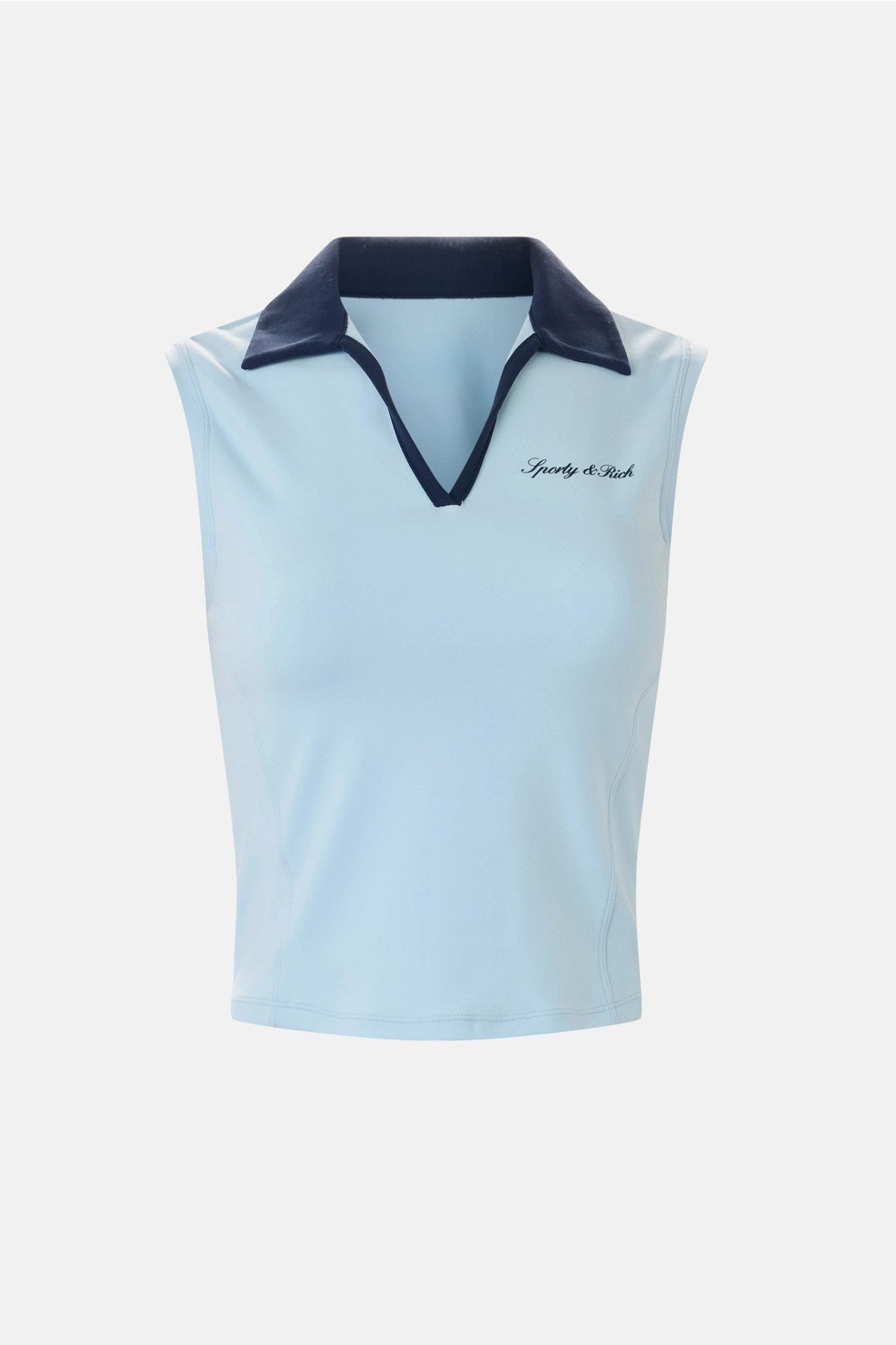 Signature Logo Sports Polo Vest by Sporty & Rich