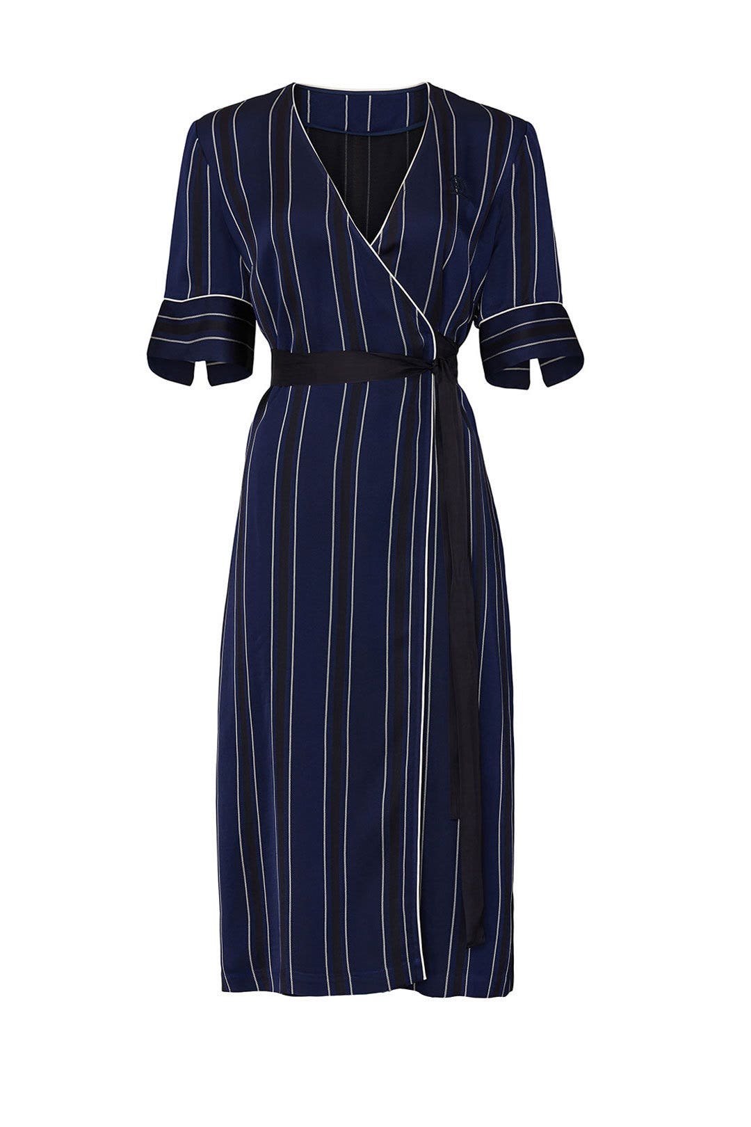 Naval Pyjama Wrap Dress by Tommy Hilfiger 4