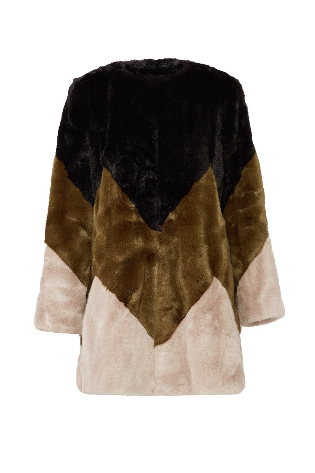 Lola Faux Fur Coat by Twinset 3