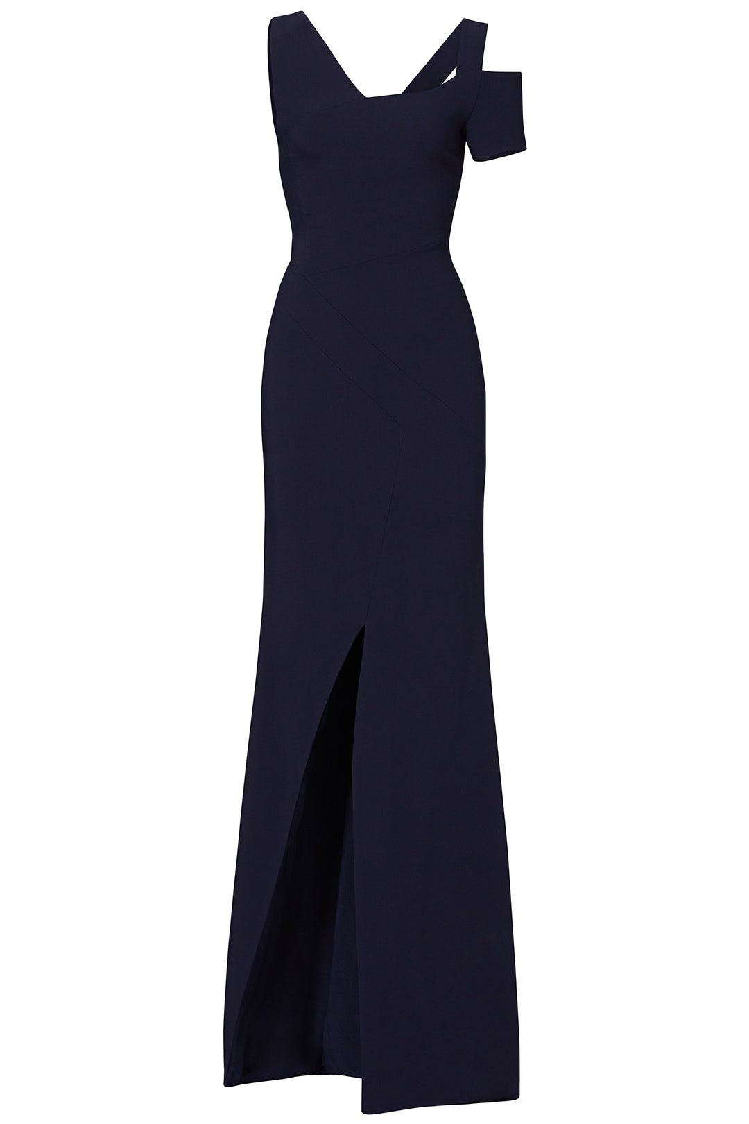 Navy Cold Shoulder Gown by Antonio Berardi 3